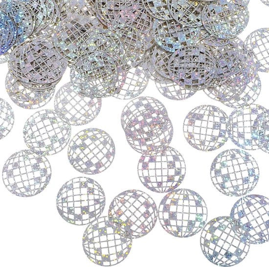 100 Pacchi di Decorazioni per Festa Disco - Confetti Mini Disco Bal - Decorazioni per Festa di Matrimonio - Confetti per Tavola di Sposa anni '70 - Decorazioni per Festa Hippie