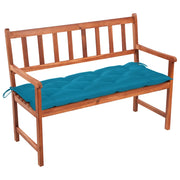 Panca da Giardino con Cuscino 120 cm in Massello di Acacia
