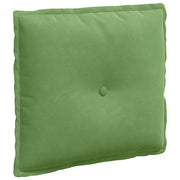 Cuscino per Schiena | Cuscino dorsale Verde chiaro 50 x 45 cm Tessuto in Cords