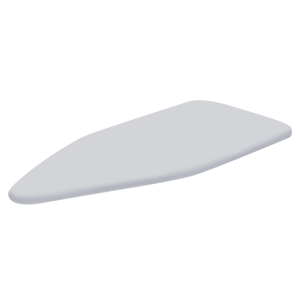 Copriasse Ricambio Asse da Stiro Prestige 123x48 cm Cotone Spugna Feltro Grigio