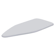 Copriasse Ricambio Asse da Stiro Prestige 123x48 cm Cotone Spugna Feltro Grigio
