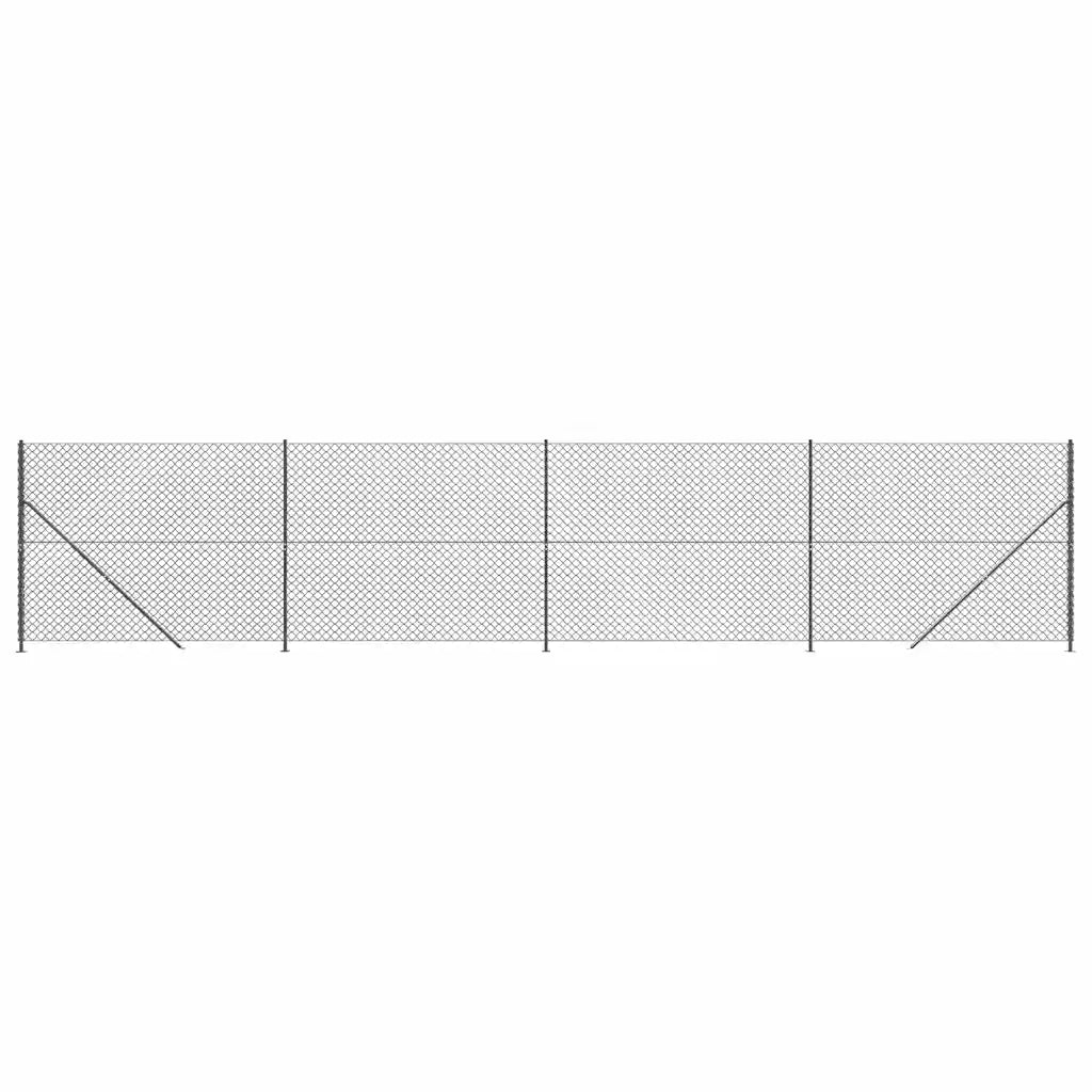 Recinzione a Rete con Flangia Antracite 1,6x10 mcod mxl 71090