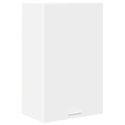 Mobiletto a parete moderno con ampio spazio contenitivo 50 x 31 x 80 cm legno composito bianco 02_0053305