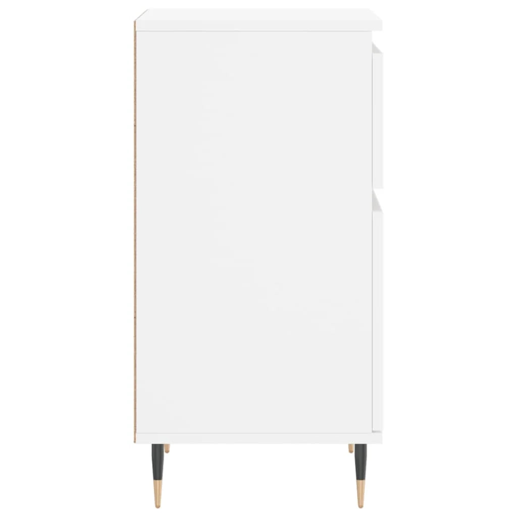 Buffet credenza cassettiera mobiletto mobile contenitore organizer per cucina soggiorno salotto 40 x 35 x 70 cm legno ingegnerizzato bianco 02_0030304