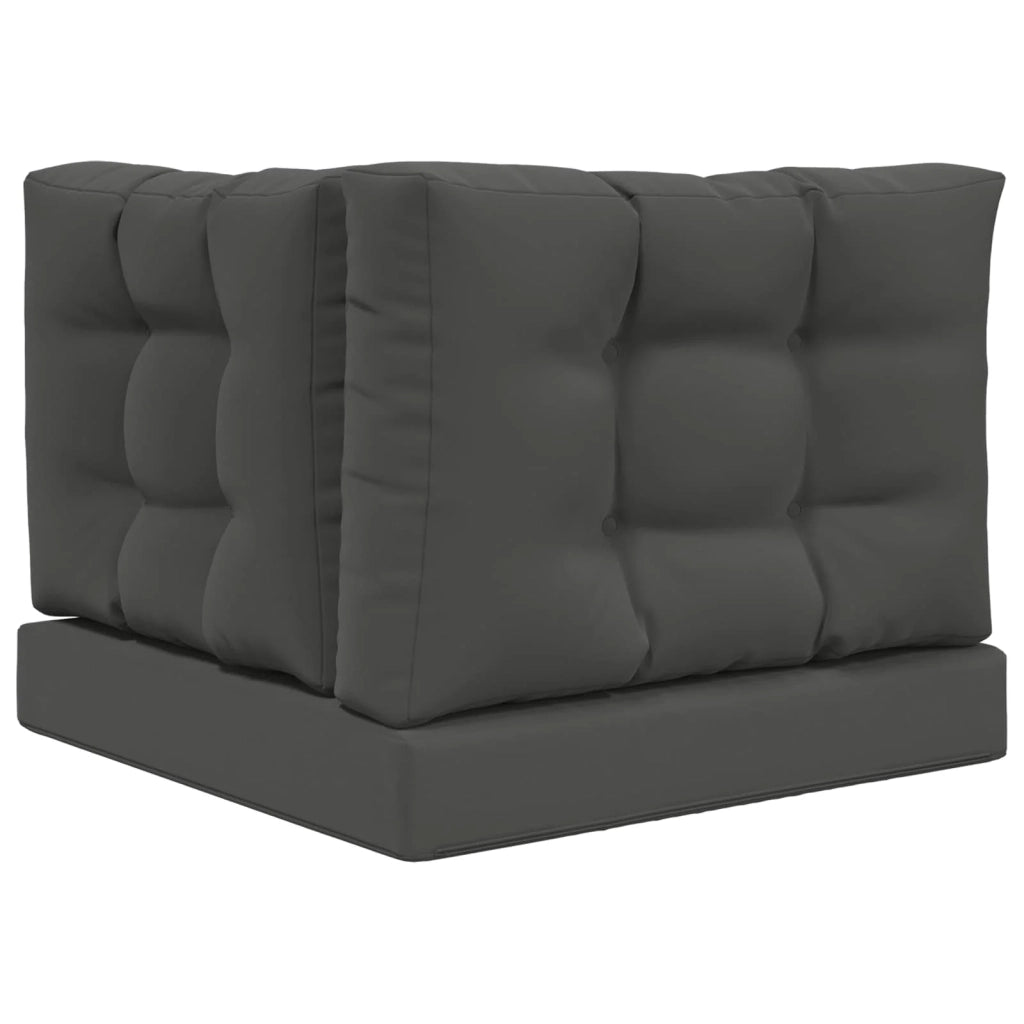Cuscino per divano da esterno 3 pcs Antracite Poliestere 900761
