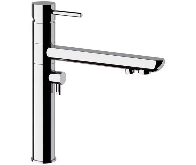 Miscelatore serie suvi lavello minimale a tre vie di ingresso con bocca girevole