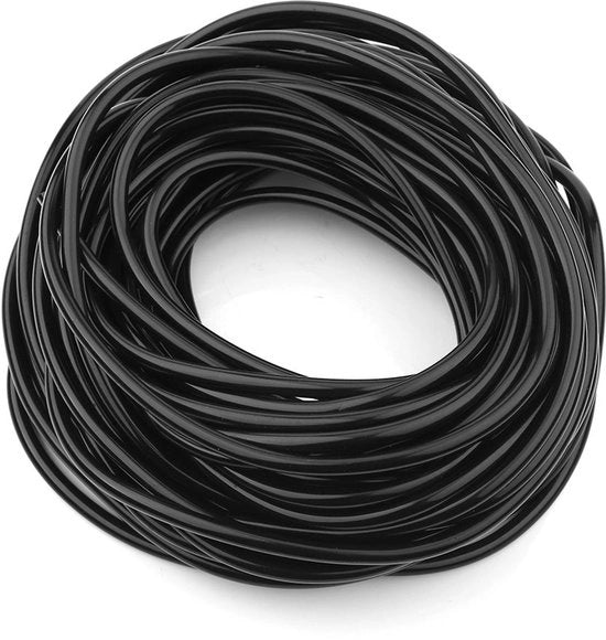 Sistema di Irrigazione per Giardino 20 metri - Tubo di Irrigazione con Avvolgitore - Supporto per Tubo di Irrigazione - Tubo di Irrigazione Flessibile - Materiale PVC Duraturo - Adatto per Irrigazione - Tubo di Irrigazione per Giardino