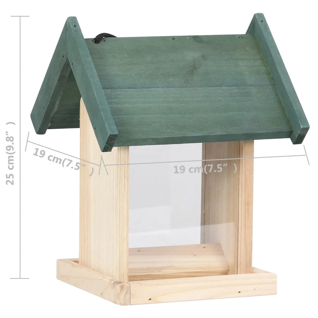 Mangiatoie per Uccelli 4 pz in Legno di Abete CFW5306461