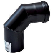 C CURVA A 90 P/STUFA A PELLET D  8 CM- 1,0 pz