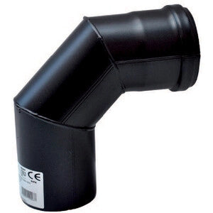C CURVA A 90 P/STUFA A PELLET D  8 CM- 1,0 pz
