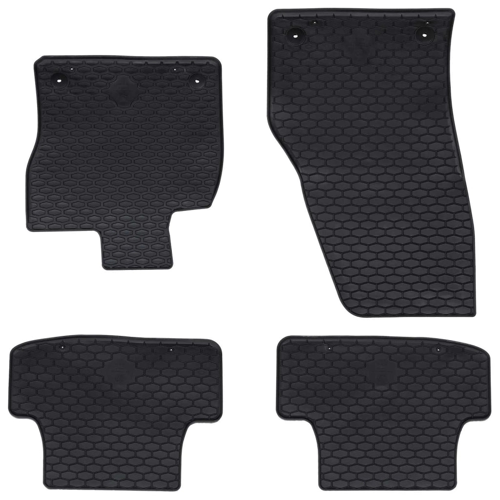 Tappetino per Auto 4 pz Nero adatto per VW T-ROC 2017- Gomma CFW4337051