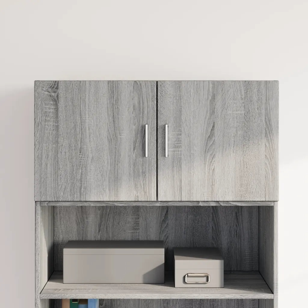 Armadietto a Muro | Mobile a Parete Grigio Sonoma 80x42,5x40cm in Legno Multistrato