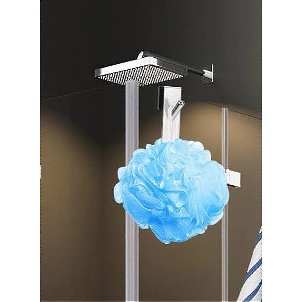 Trade Shop - Gancio Doppio Per Porta Box Doccia Per Appendere Asciugamani Bagno 4x18 Cm 87766 -