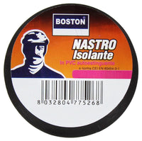 nastro isolante nero in pvc plasticato mm 50 mt 25 cod:ferx.95775