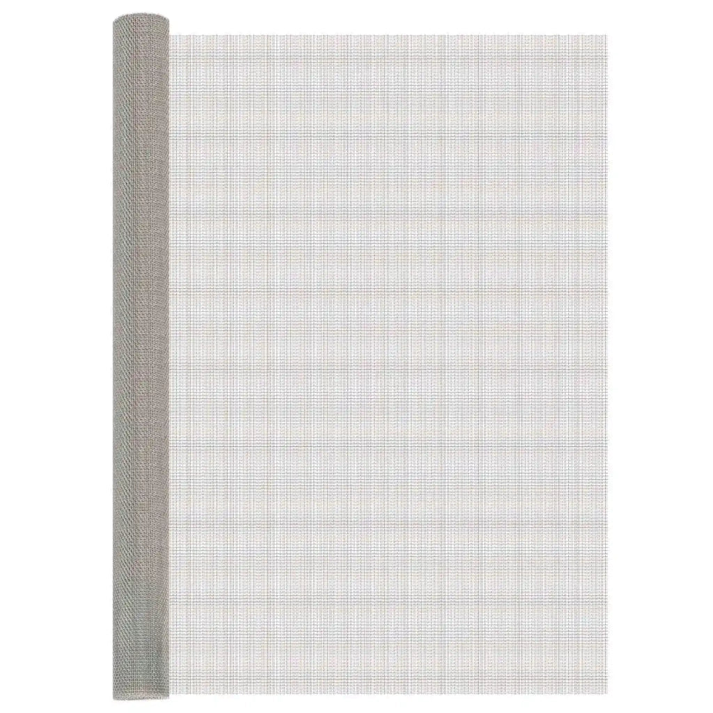 Rete per schermatura 120 x 500 cm 8 Mesh Argento 42039678