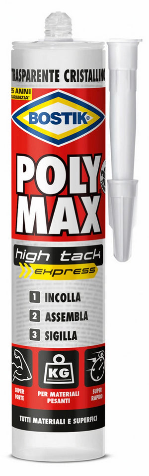 bostik polymax high tack cartuccia cristal gr.300 cod:ferx.95780