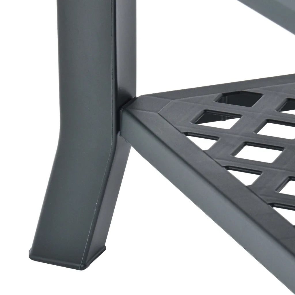 Tavolino da Salotto-Tavolino da soggiorno-Tavolo Verde 90x60x46 cm in Plastica