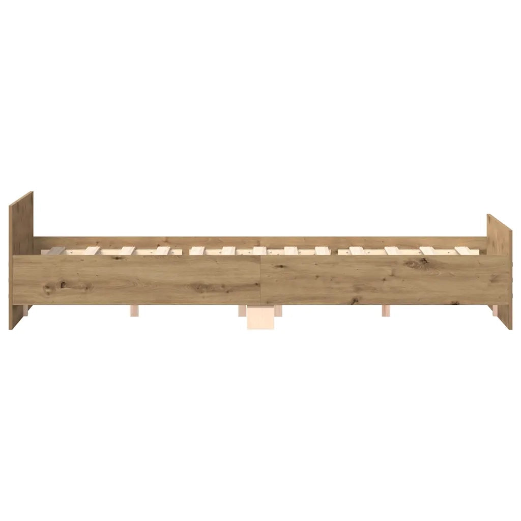Giroletto senza Materasso Rovere Artigianale 180x200 cm