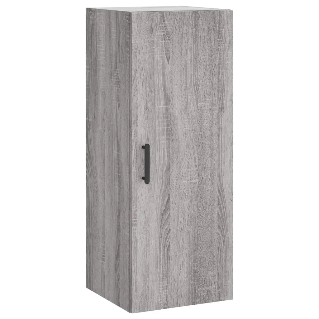 Credenza-Buffet-Armadio da cucina Grigio Sonoma 34,5x34x180 cm in Legno Multistrato 236598
