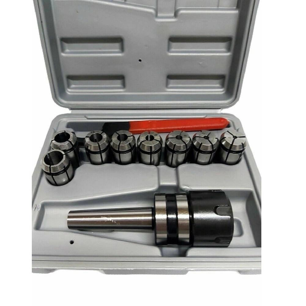 Trade Shop - Mandrino Portapinze Tornio Fresatrice Cm4 Con 8 Porta Pinze M10 Mt4 -