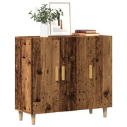 Credenza Legno Antico 90x34x80 cm in Legno Multistrato 856890