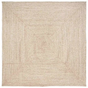 Tappeti per area Naturale e Bianco 200 x 200 cm Juta 42010482