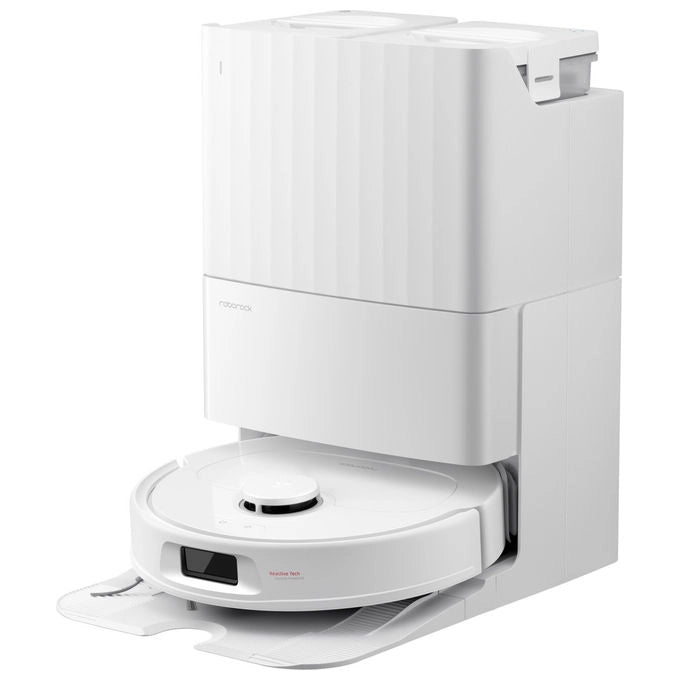 Roborock, Robot Aspirapolvere QR 598 Combi, Bianco, Aspirazione 8000 Pa, Wi-Fi