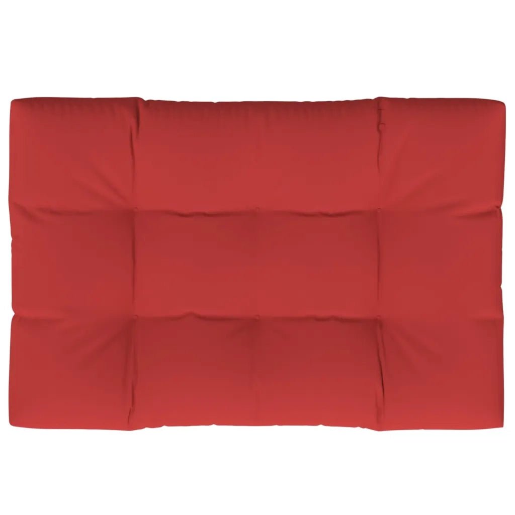 Cuscino per Pallet Rosso 120x80x12 cm in Tessuto 314418