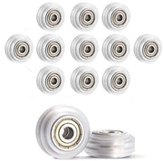 Set di ruote in policarbonato da 13 - 625ZZ - sostituzioni V-slot - durature - diametro esterno 24mm - ruote per stampante 3D