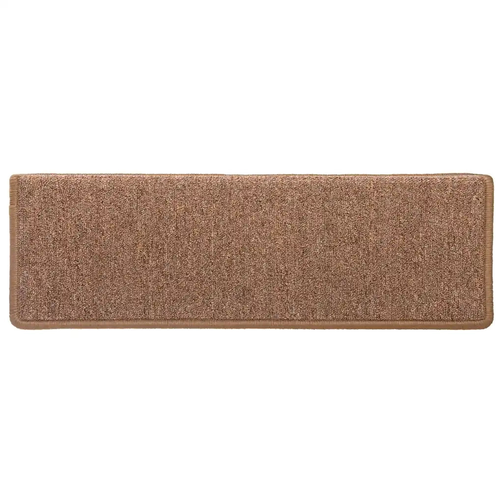 Tappetini per Scale 15 pz 65x25 cm Marroni cod mxl 77818