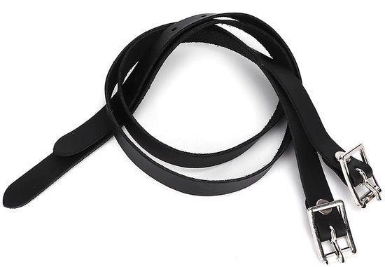 Sella di sicurezza in PU/Kunstleer con gancio in acciaio inossidabile - morbido/flessibile - adatto a tutti i cavalli - 50 x 1,7 x 0,7 cm - accessori per equitazione