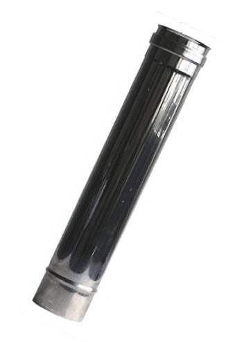 CANNA FUMARIA TUBO ACCIAIO INOX AISI 304 Monoparete  1 mt  -TUTTE LE MISURE- ø150