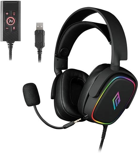 Cuffia c/microfono usb/3,5mm noua 7.1 rgb - HS0421SR-X50K71U