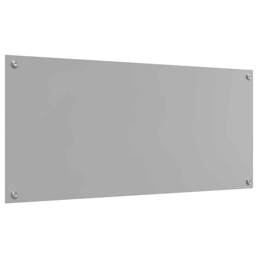 Fascia cucina  Grigio chiaro 110x50x0,6 cm in vetro temperato