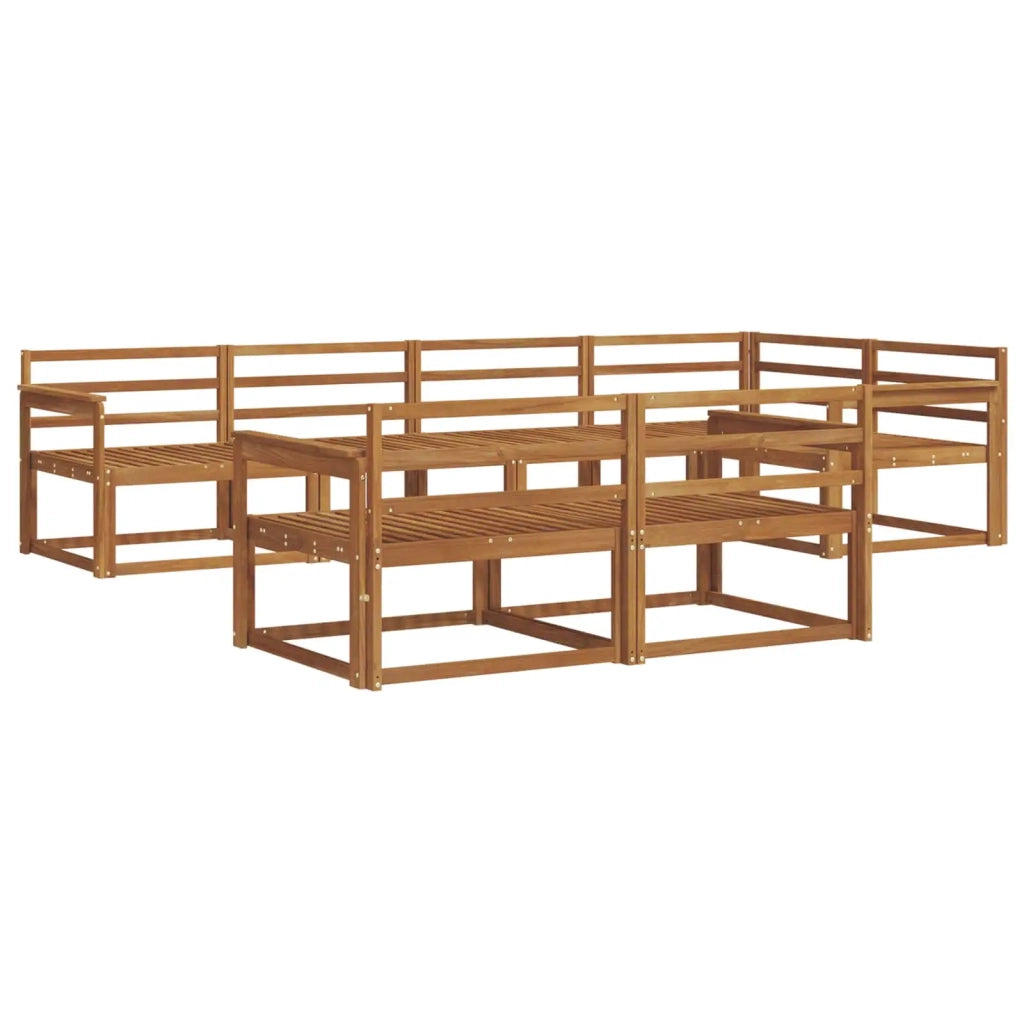 Set di divani da esterno 7 pcs Naturale 3367707