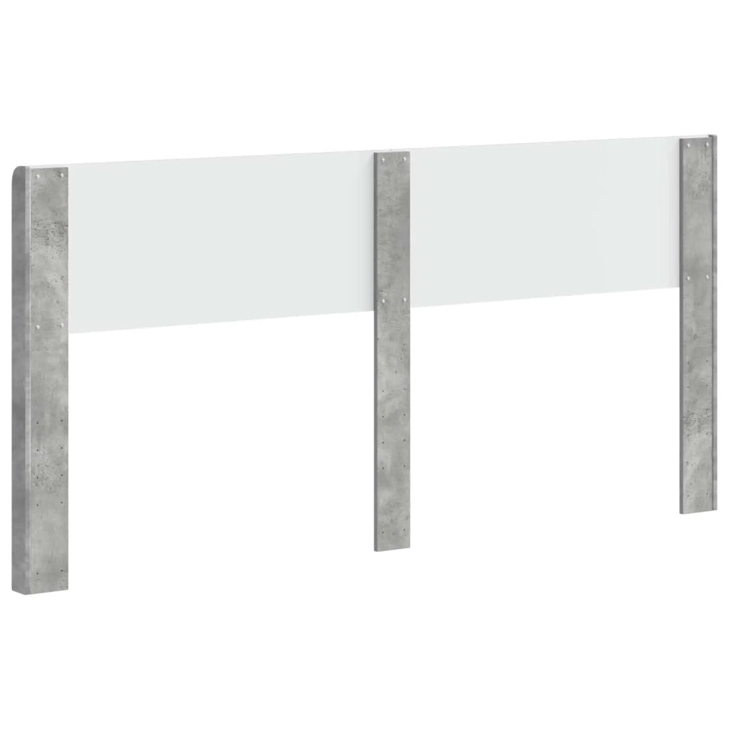 Testiera Letto Grigio Cemento Legno ingegnerizzato 889658