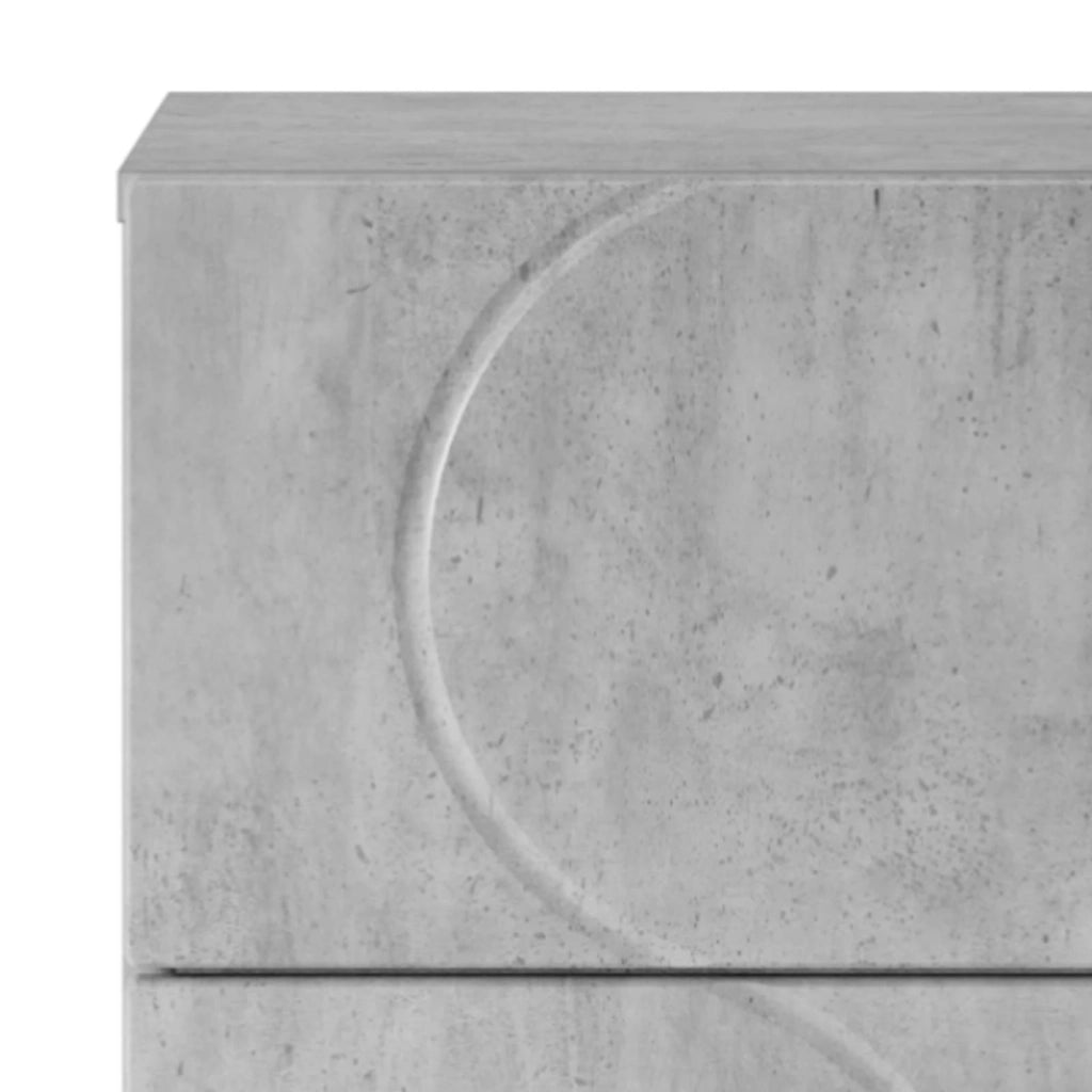 Credenza Grigio Cemento 33,5 x 34,5 x 75 cm 8011516