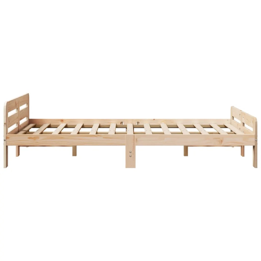 vidaXL Letto senza Materasso 120x200 cm in Legno Massello di Pino