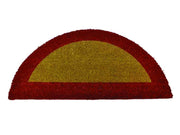 ZERBINO ECOCO SEMICERCHIO CM.40X80 ROSSO SPESSORE MM.18  cm.40x80, spessore mm.18