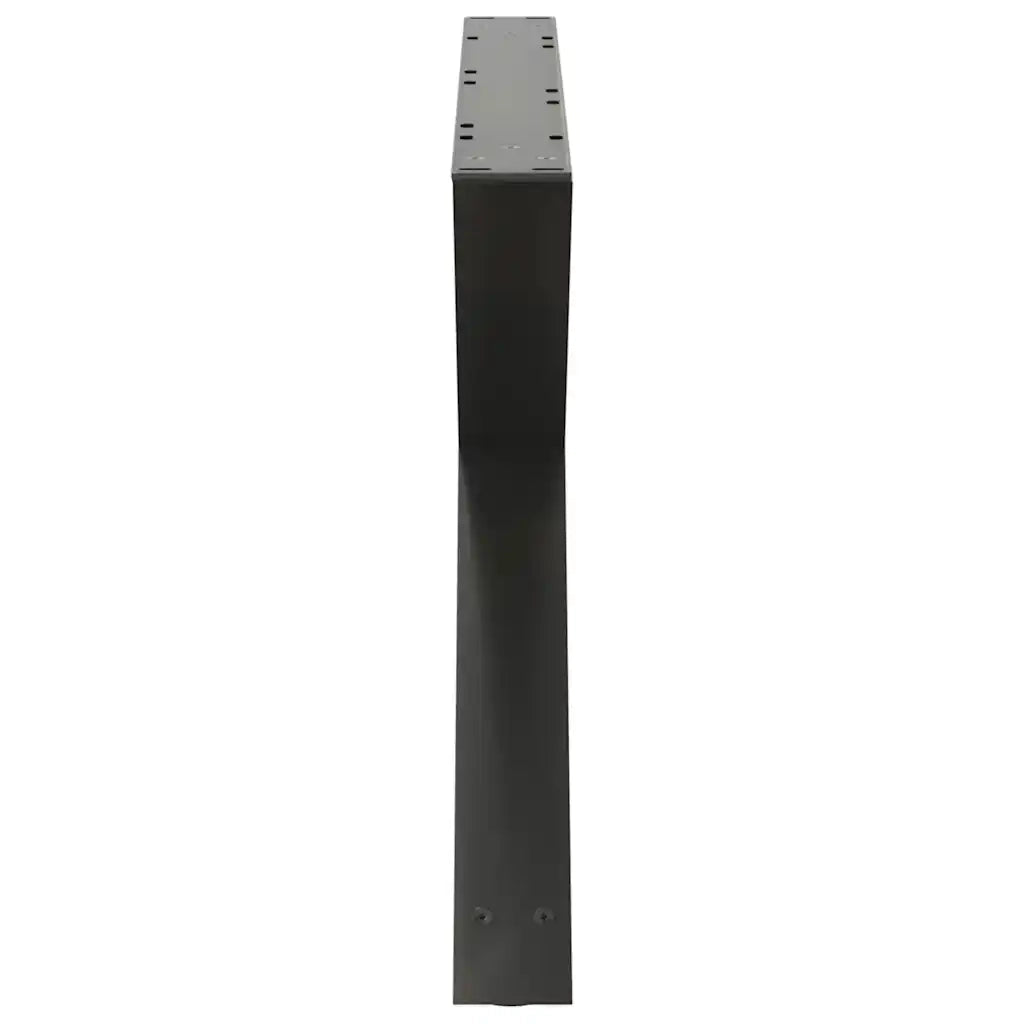 Gambe per tavolino 2 pz Antracite 70x(42-43,3) cm Acciaio