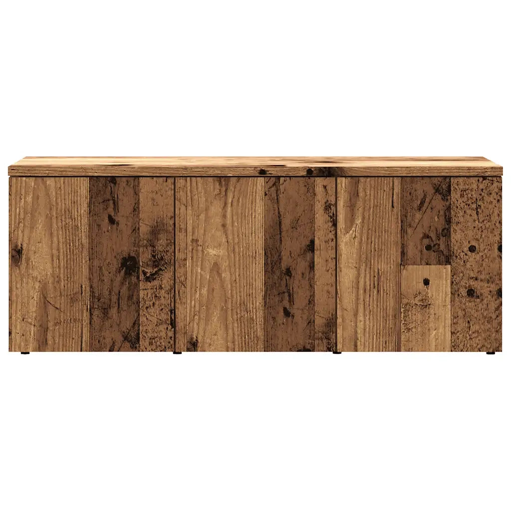Mobile Porta TV Legno Vecchio 80x34x30 cm in Legno Multistrato
