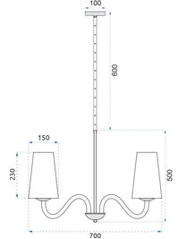 Lampada Pensile Vintage APP753-6