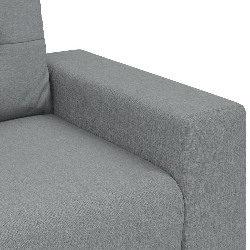 Poltrona | Sedia Relax Grigio Chiaro 100x78x80 cm in Tessuto