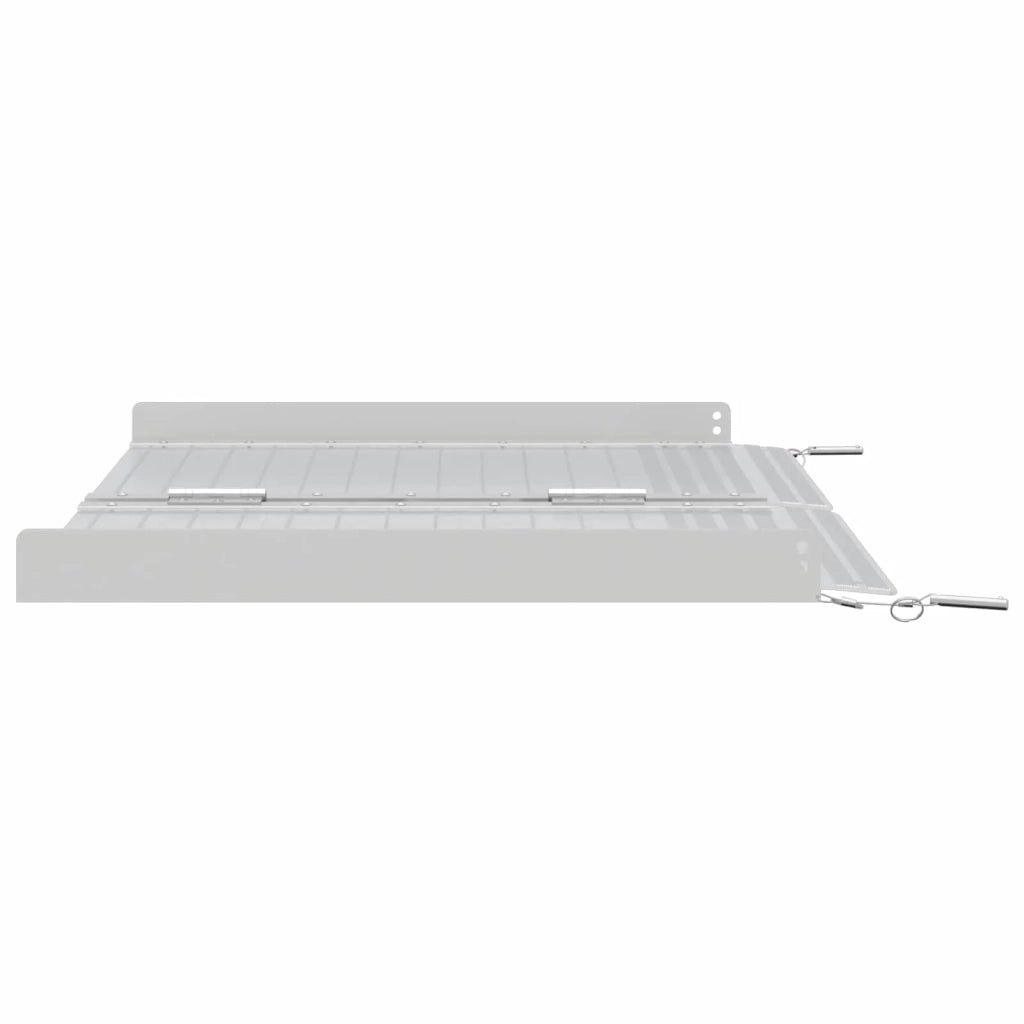 Rampa per sedia a rotelle 270 kg Argento 62 x 73 x 5 cm 42021094