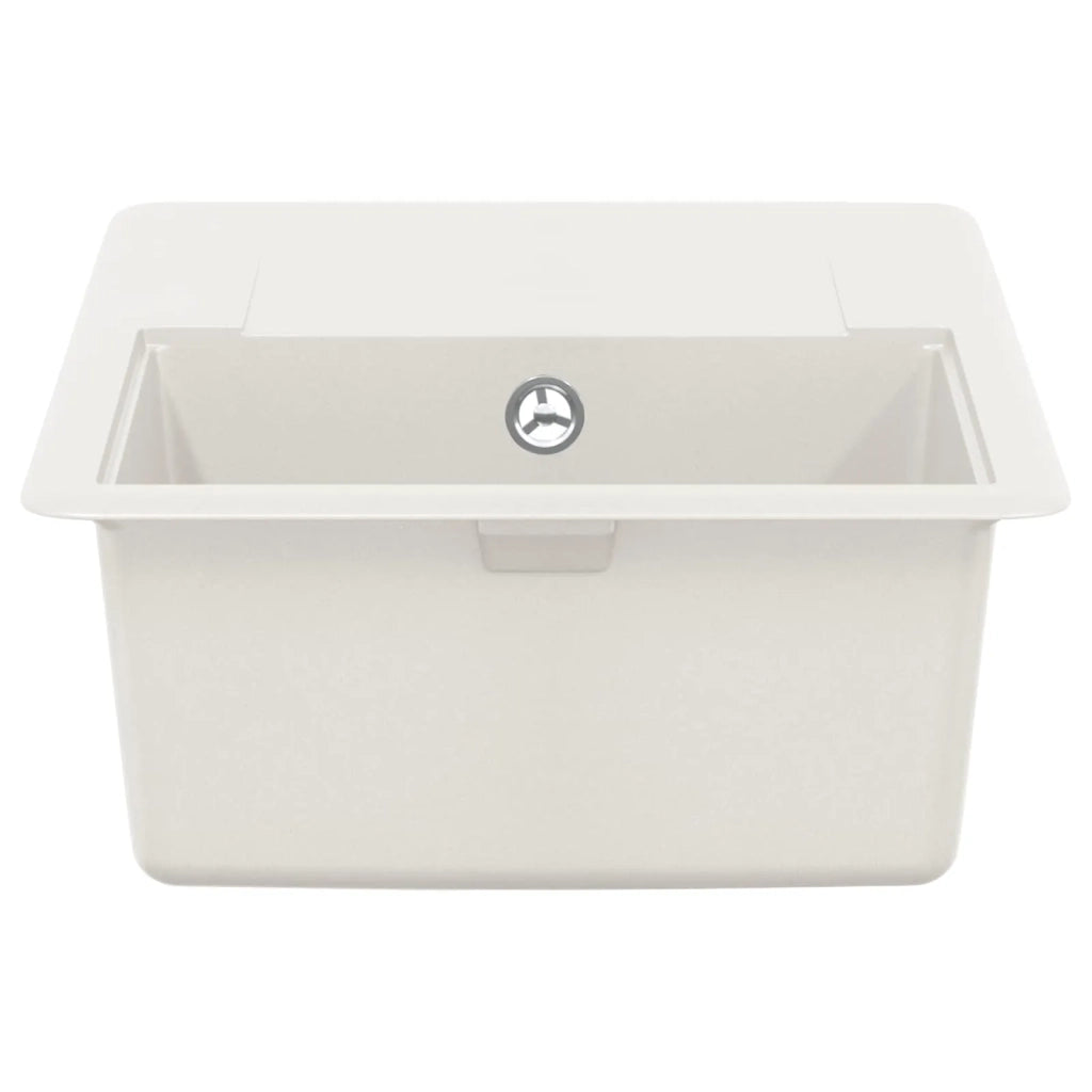Lavello Bianco 670 x 460 mm 80% Quarzo e 20% Resina CFW5139596