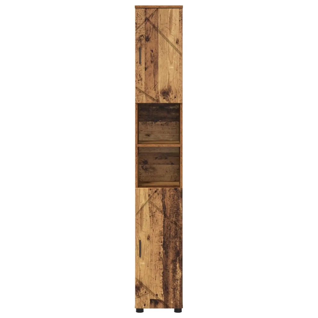 Mobile da Bagno con porta Legno vecchio 30 x 35 x 192 cm 883342