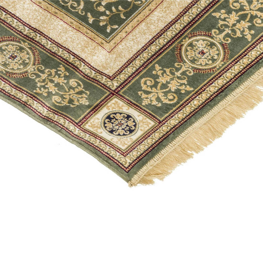 Tappeto RUBINE 350 Imperial VERDE cm.100x140 disegno classico persiano stile orientale tradizionale. Tappeto salotto, soggiorno, camera da letto, ingresso, corridoio.