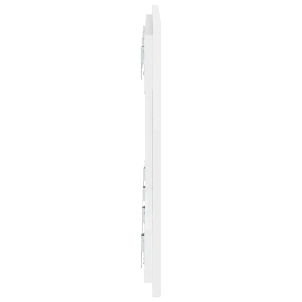 Testiera da Muro UTRECHT Bianco Legno ingegnerizzato 897825