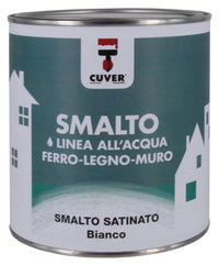 smalto satinato aqquaver bianco per interni ed esteri lt 0,375 cod:ferx.95806
