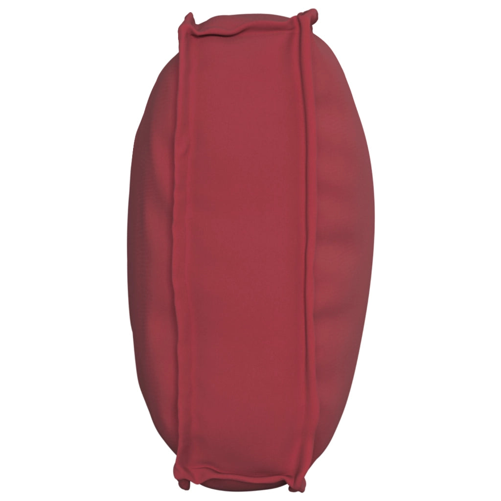 Cuscino per pallet per schienale rosso vino 70x40x12 cm in tessuto Oxford
